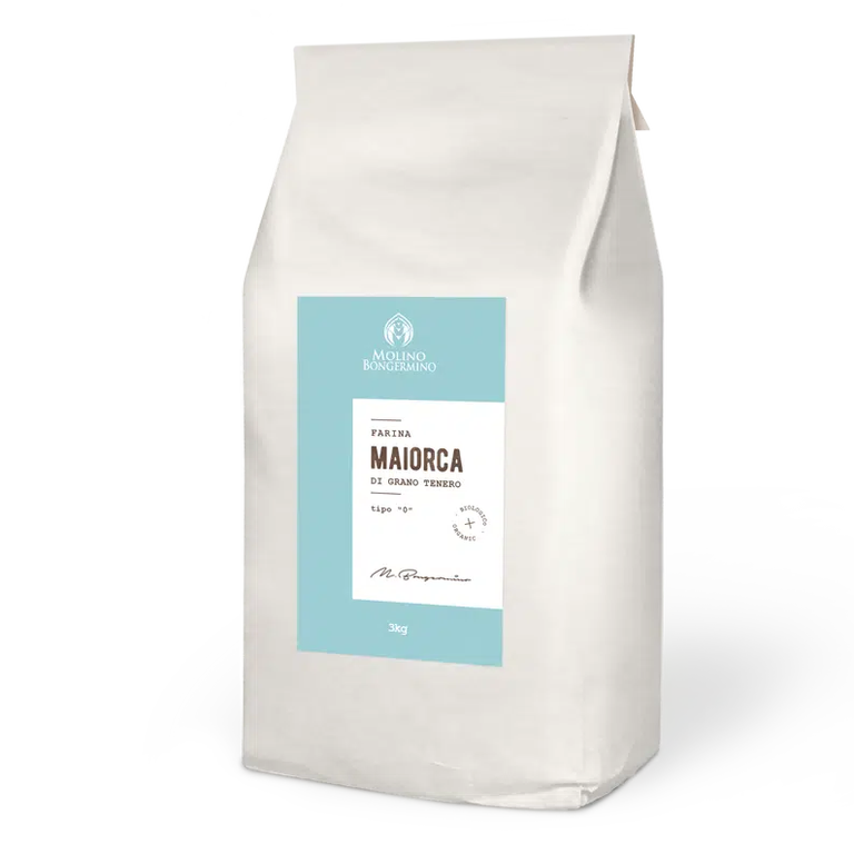 Farina di grano tenero Maiorca tipo 0 - 3 Kg.