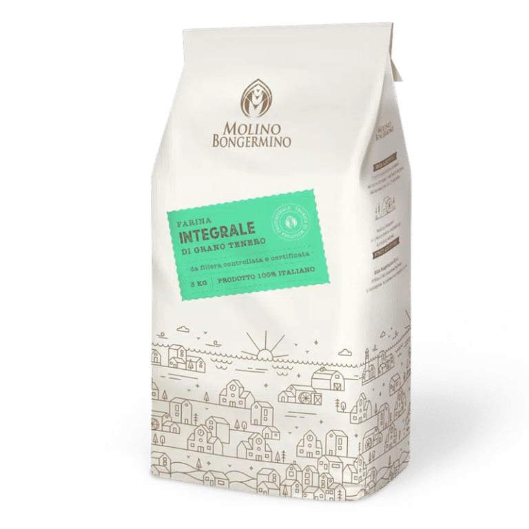 Farina di grano tenero Integrale - 3 Kg.