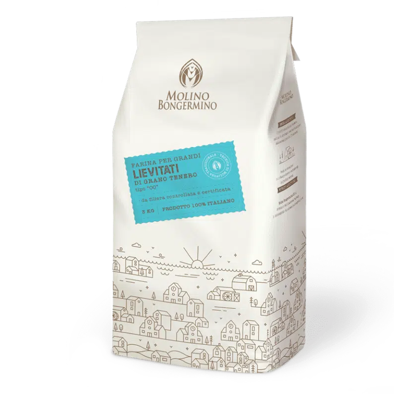 Farina di grano tenero tipo "00" - Grandi Lievitati - 3 Kg.