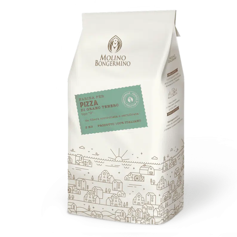 Farina di grano tenero tipo 0 - Pizza - 3 Kg.