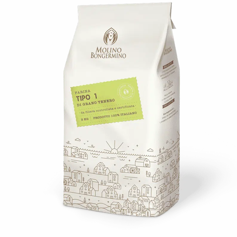 Soft wheat flour type 1 - 3 Kg.