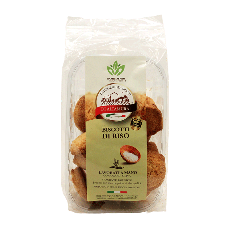 I Mangiasano - Biscotti di Riso - 200 gr.
