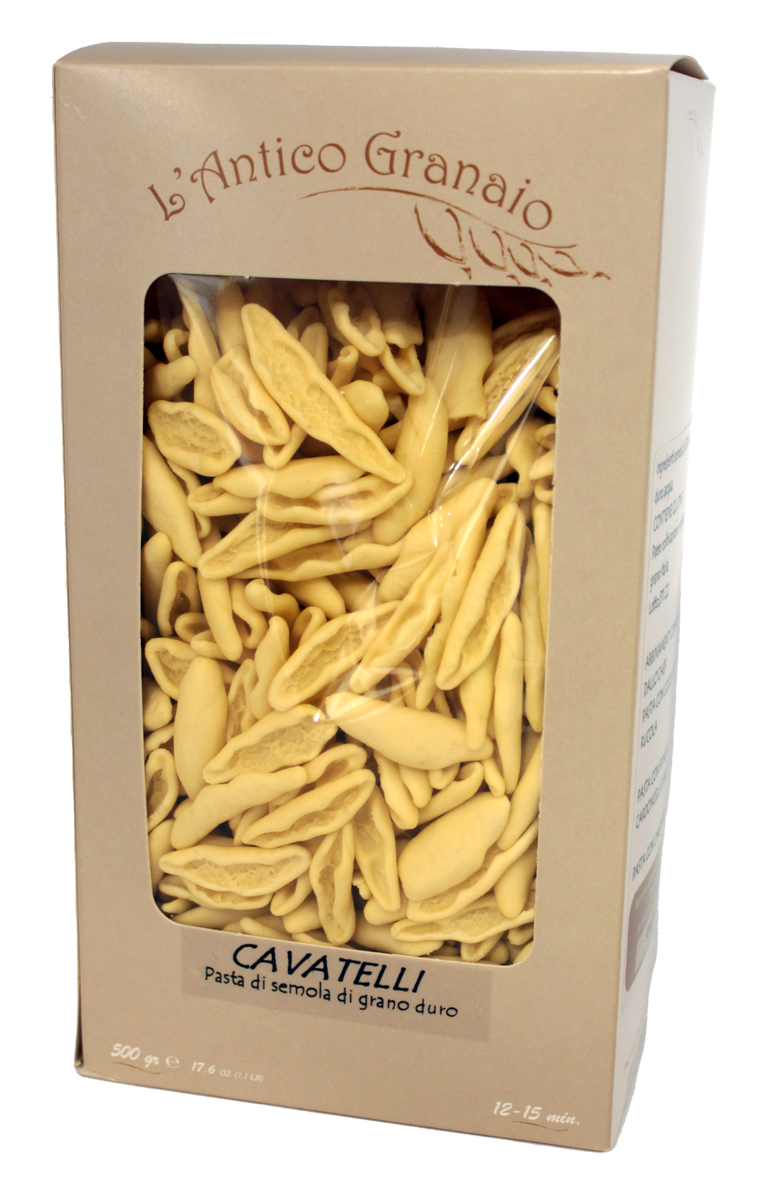 Cavatelli made from durum wheat semolina - 500 gr.