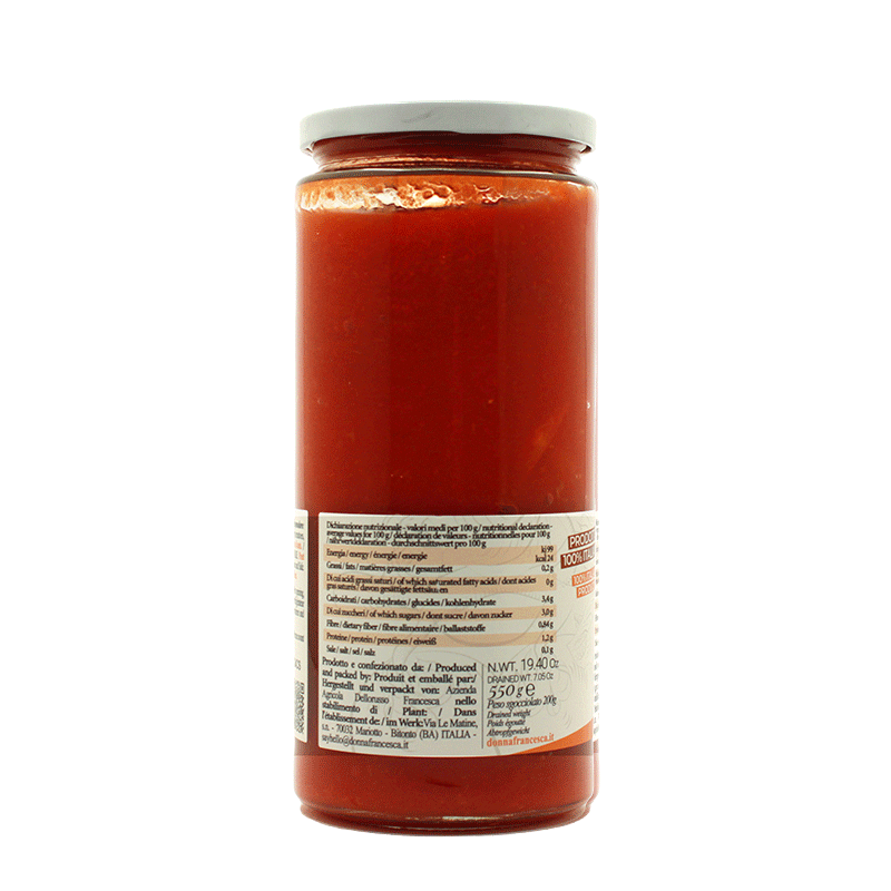 Ciliegino in Salsa - Barattolo in vetro - 550 gr.