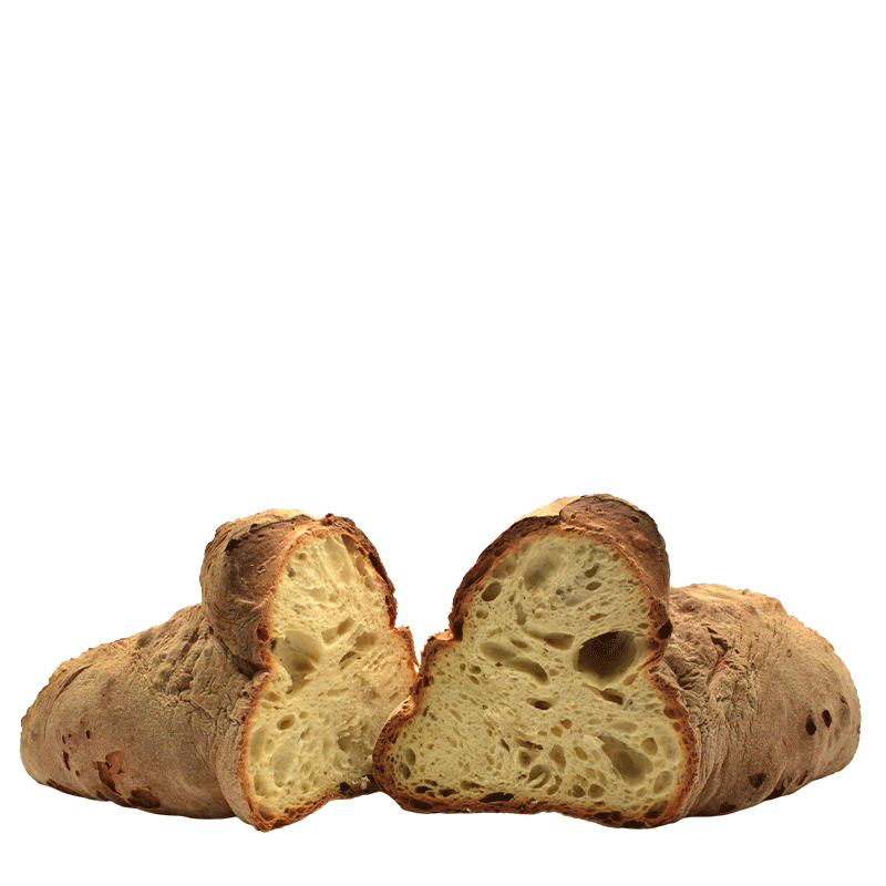Pane di Grano Duro Artigianale di Altamura - Forma a Cornetto - Kg.1