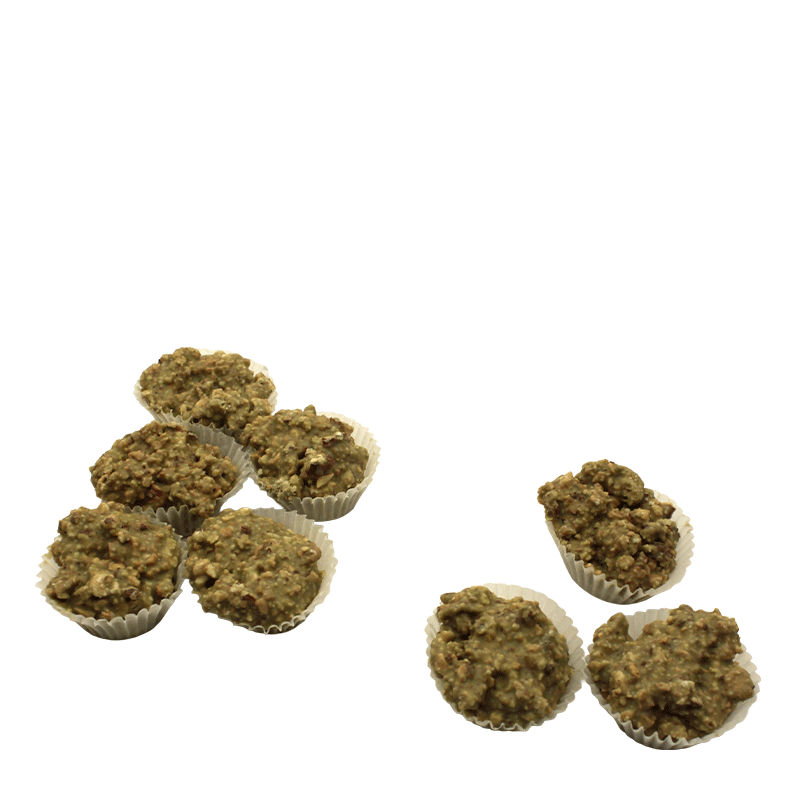 Croccantino al pistaccio con granella di Mandorle - 200 gr.