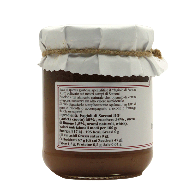 Confettura di Fasoldò - Crema dolce di Fagioli - 220 gr.