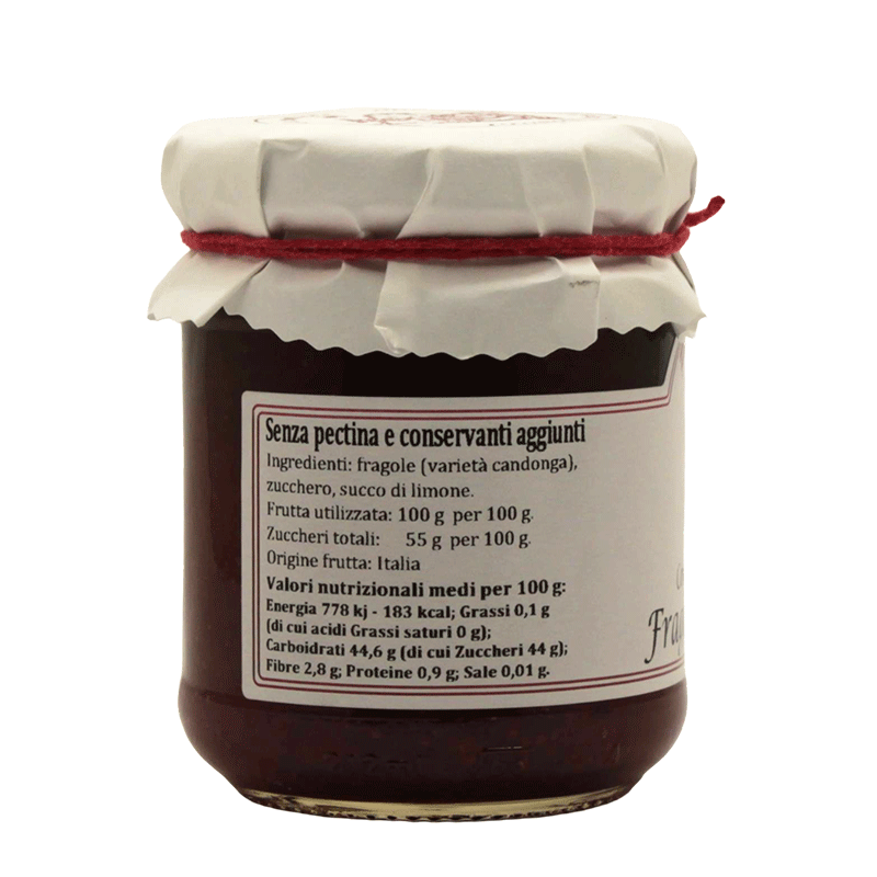 Confettura extra di Fragole Candonga - 220 gr.