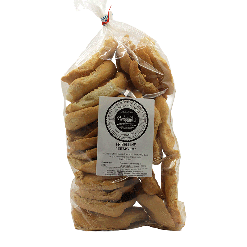 Friselle di Semola - Prodotto artigianale - 300 gr.