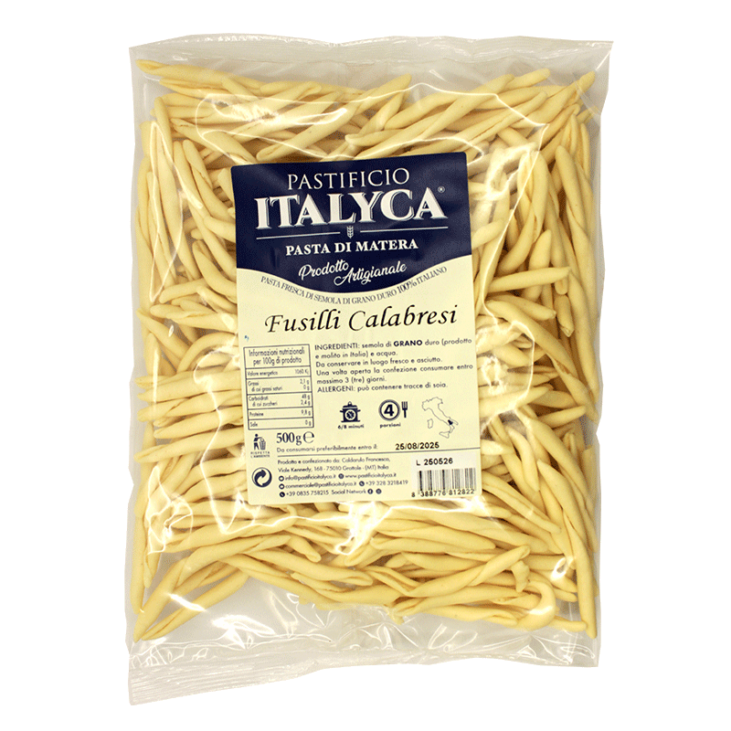 Fusilli Calabresi BIO - Pasta Fresca - 500 gr.