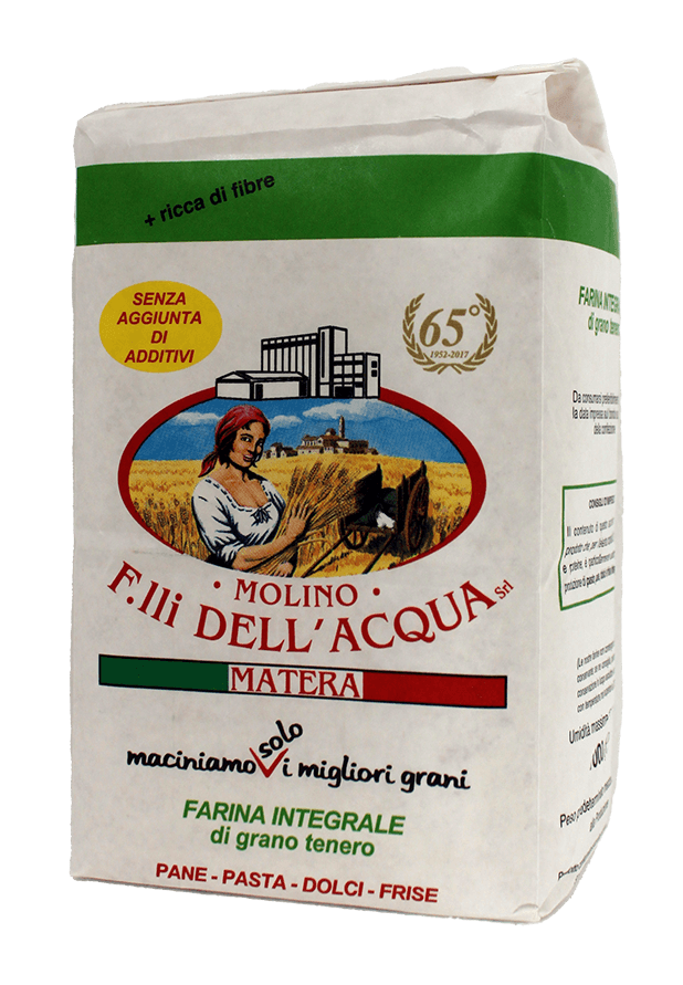 Farina "Integrale" di grano tenero - Kg. 1