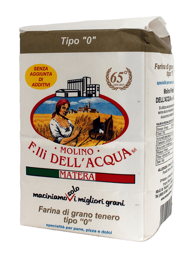 Farina di grano tenero Tipo "0" - Kg. 1
