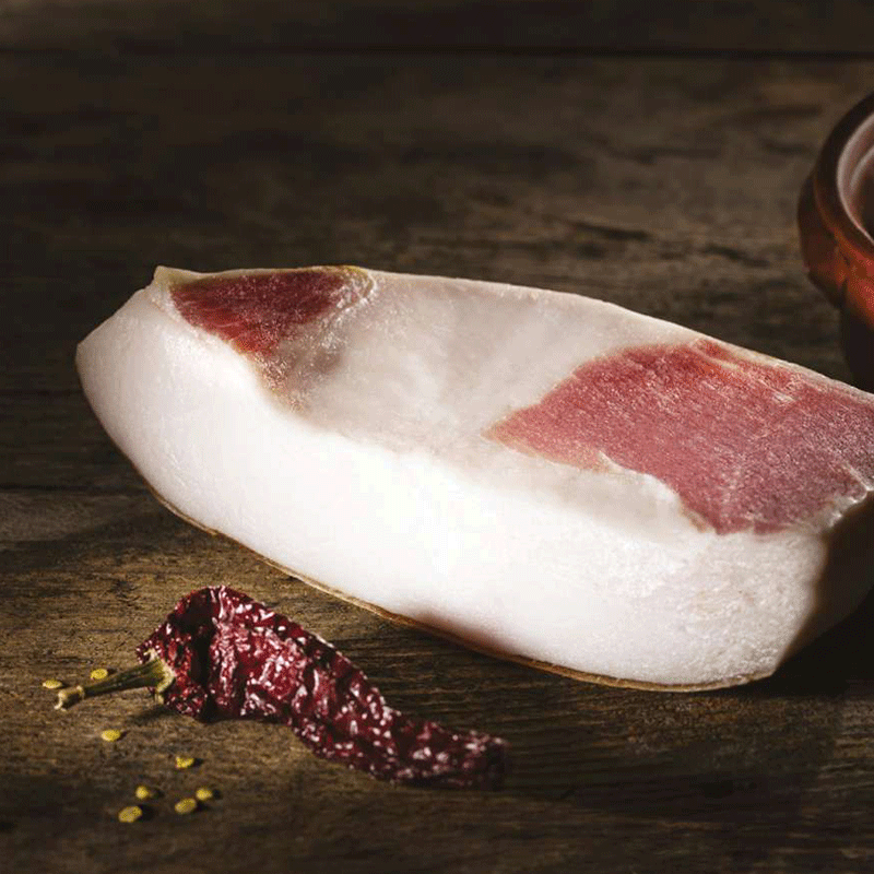Lardo di Suino Nero Lucano - Trancio 480 / 520 gr.