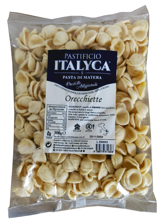 Orecchiette BIO - Pasta Fresca - 500 gr.