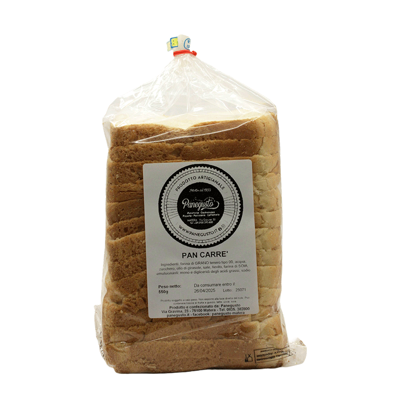 Pan Carrè - Prodotto artigianale - 550 gr.