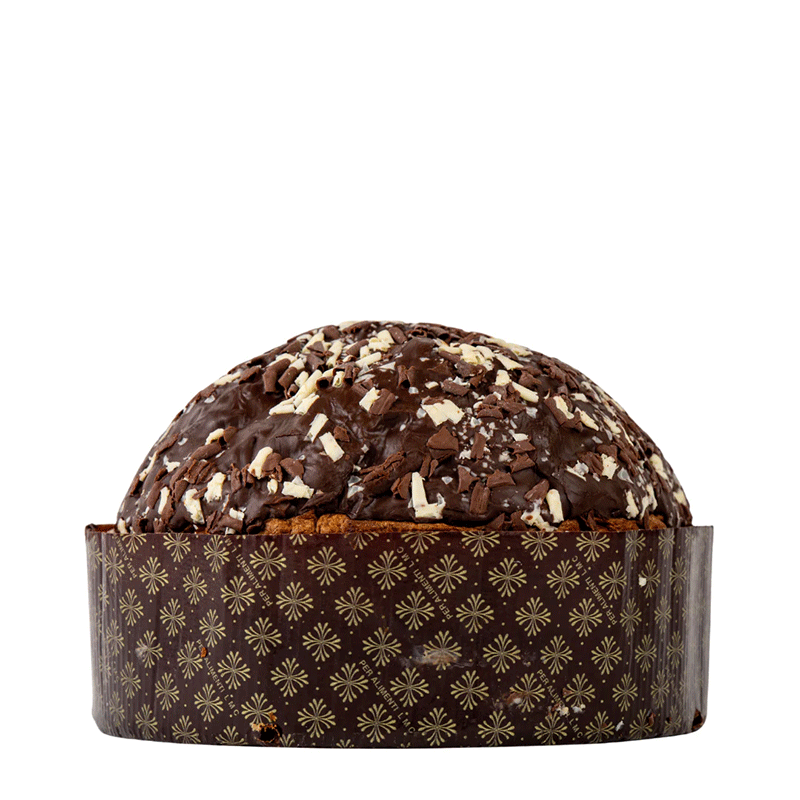Panettone artigianale con gocce di Cioccolato Fondente - 1000 gr.