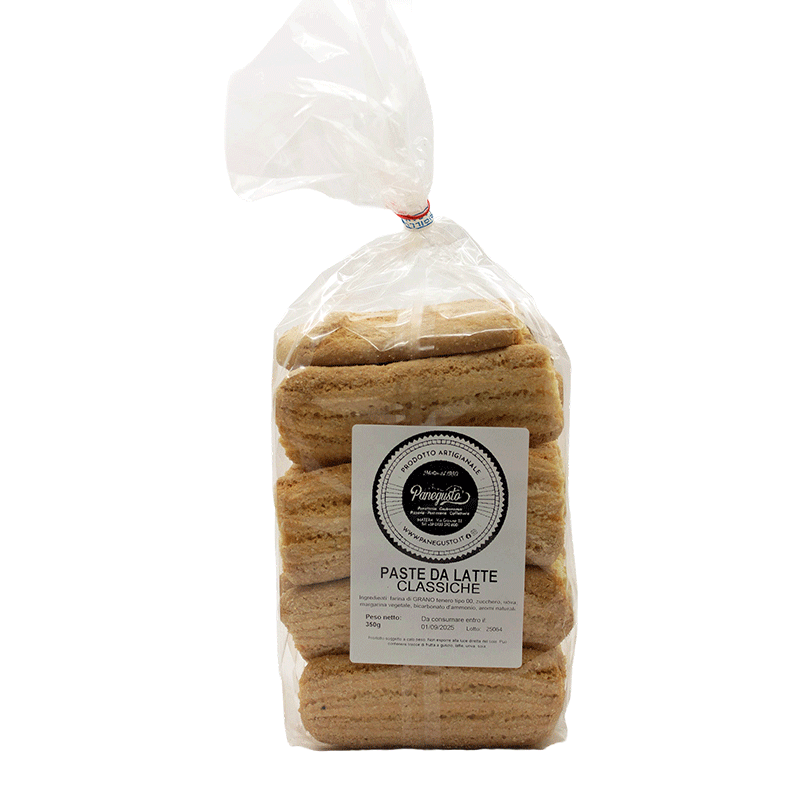Paste da Latte Classiche - Prodotto artigianale - 350 gr.