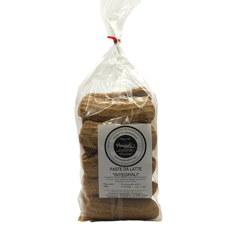 Paste da Latte Integrali - Prodotto artigianale - 350 gr.