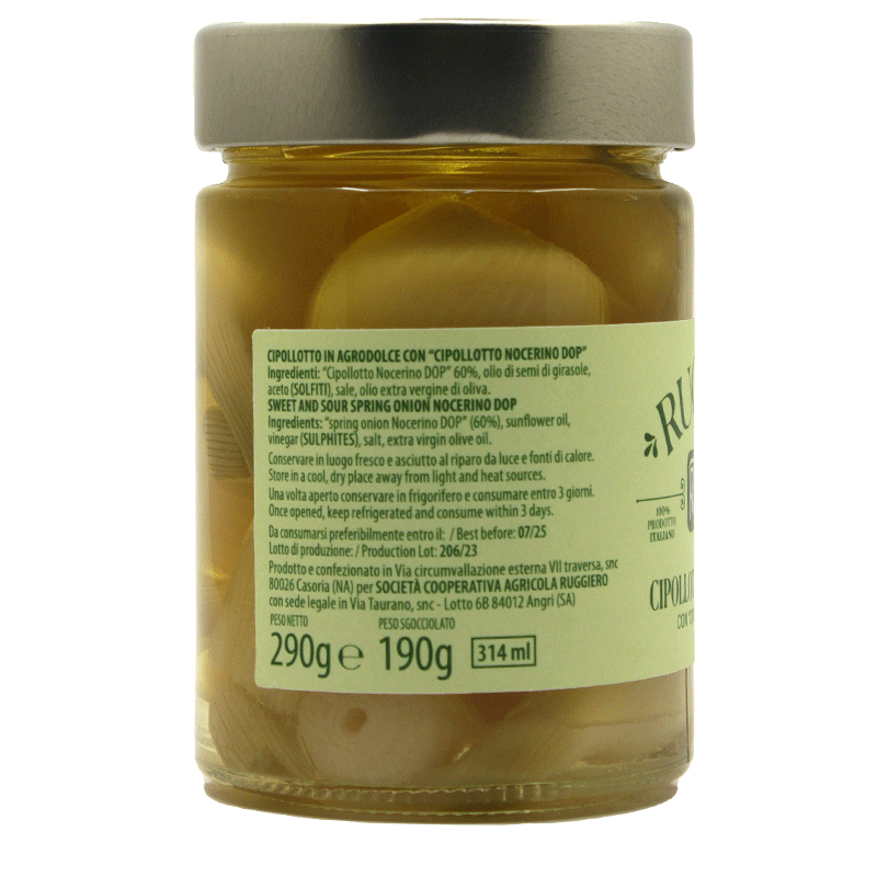 SWEET AND SOUR SPRING ONION - 290 gr