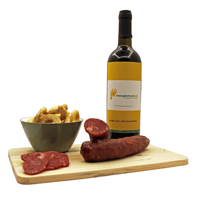Salsiccia stagionata Dolce - 250 / 270 gr.