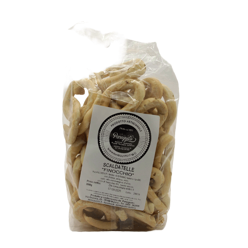 Scaldatelle al Finocchio - Prodotto artigianale - 350 gr.