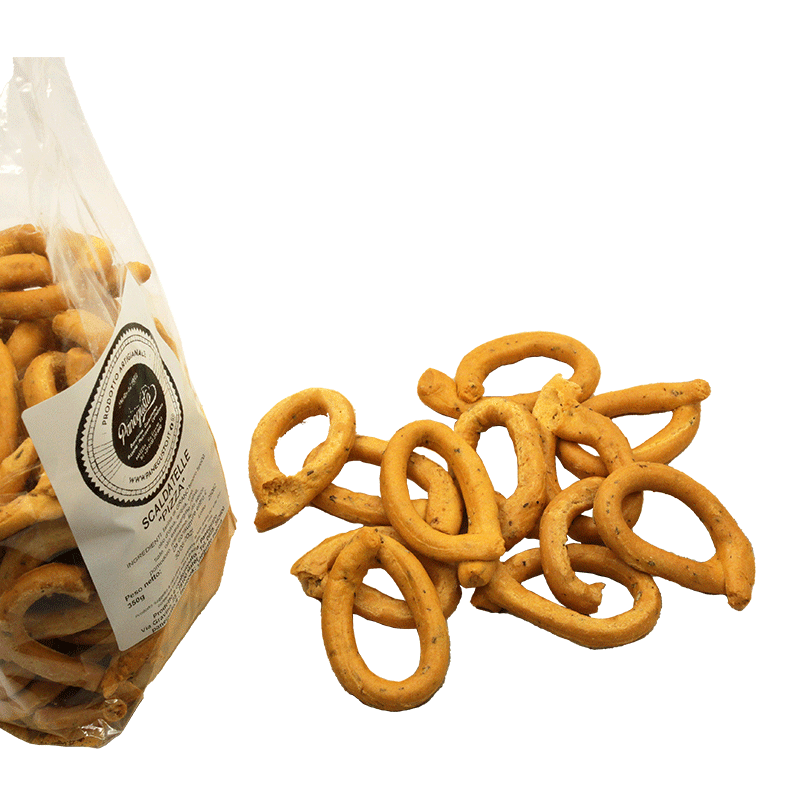 Scaldatelle alla Pizza - Prodotto artigianale - 350 gr.