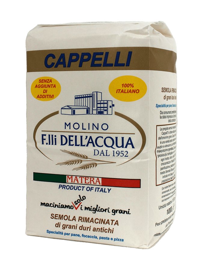 Farina Semola rimacinata di grano duro "SENATORE CAPPELLI" - Kg.1