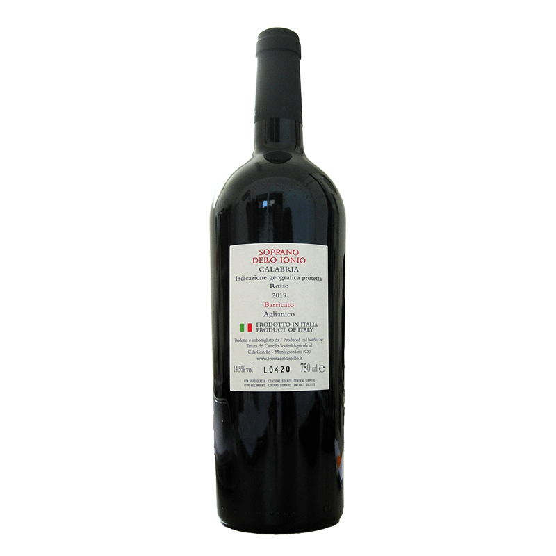 SOPRANO DELLO IONIO 2019 - Aglianico 100%
