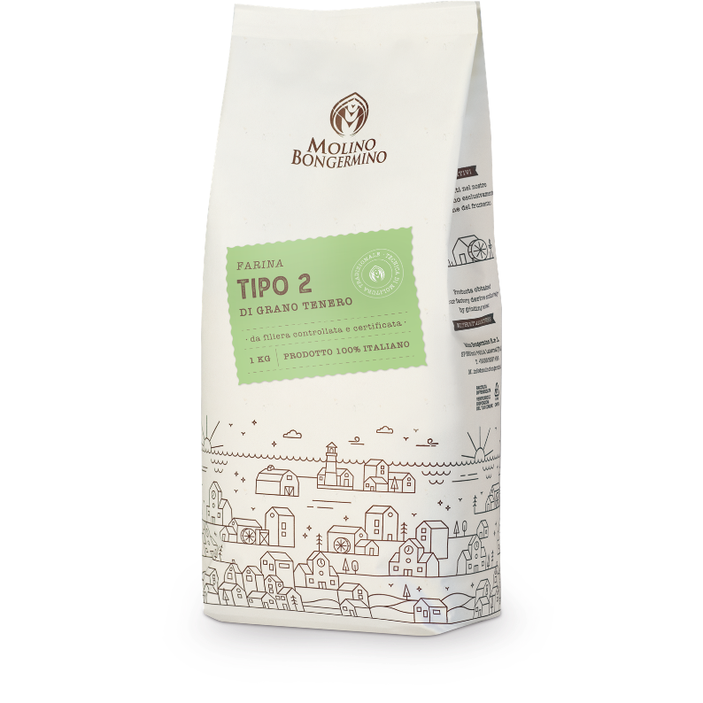Farina di grano tenero tipo 2 - 1 Kg.