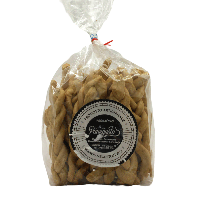 Treccine Salate - Prodotto artigianale - 350 gr.