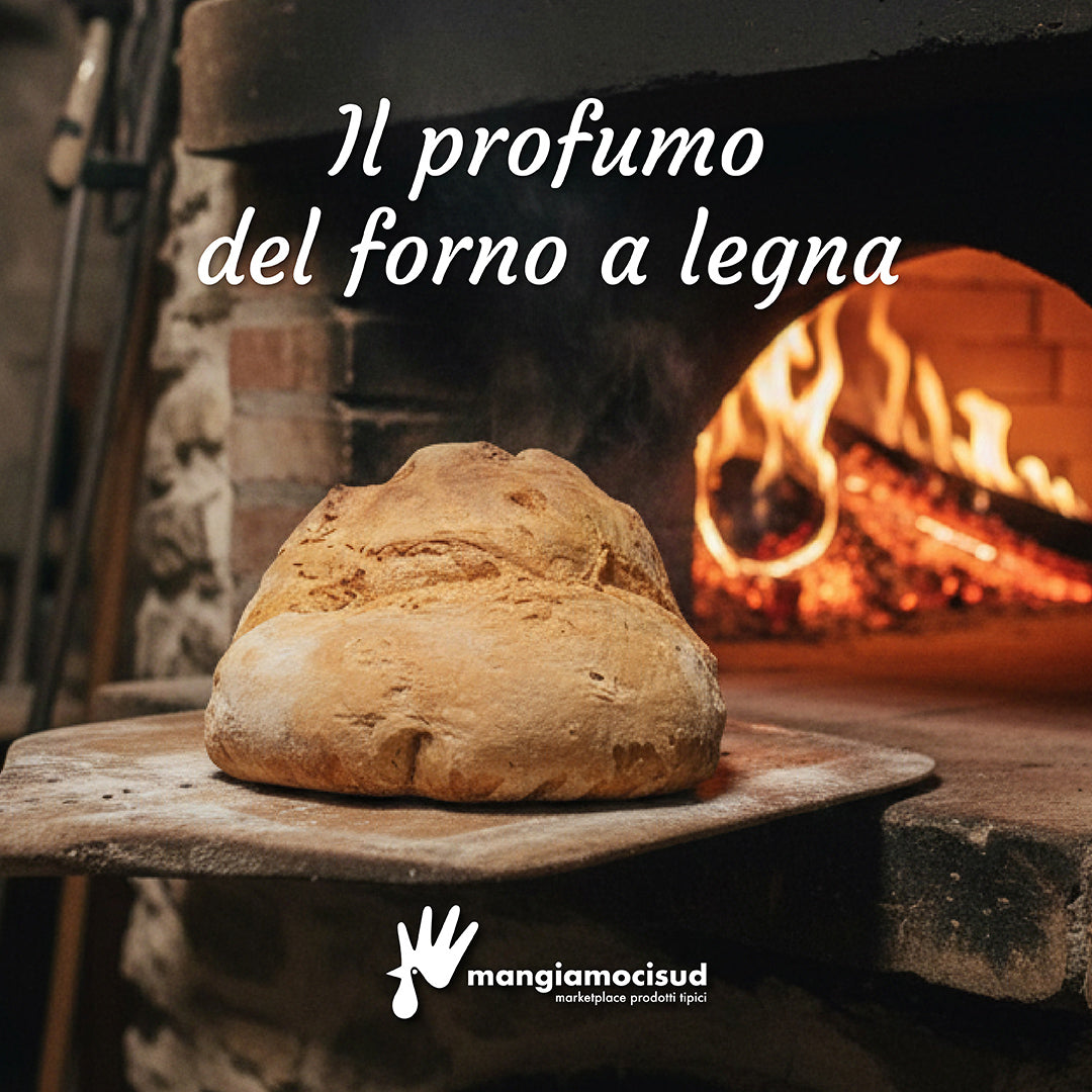 Pane tradizionale di Matera di Semola rimacinata di grano Duro Lucano - 1 Kg.