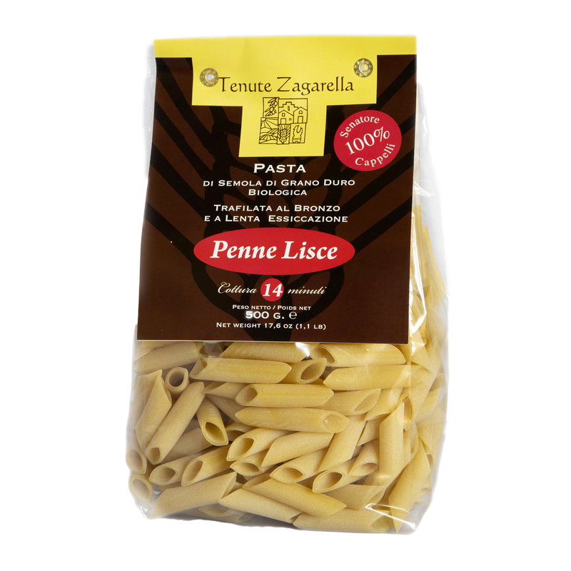 Penne lisce - Senatore Cappelli durum wheat pasta