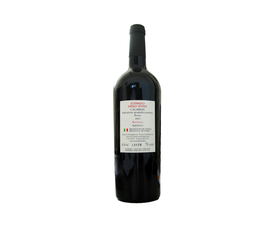 SOPRANO DELLO IONIO 2019 - Aglianico 100%