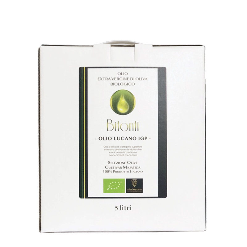 Olio Extra Vergine di oliva Biologico - Bag in Box 5 LT - Campagna 2025