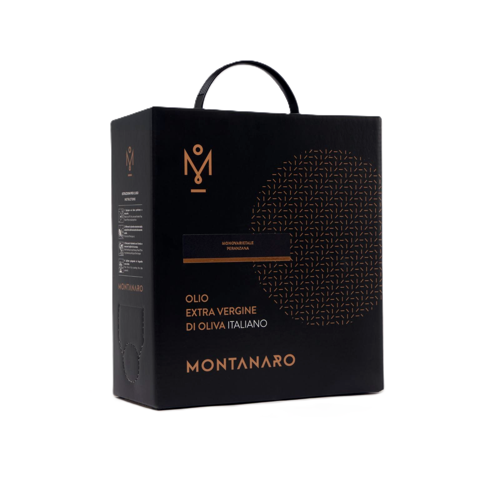 Olio Extra Vergine di Oliva - Monovarietale Peranzana - 3 LT. Bag in Box - Campagna 2024