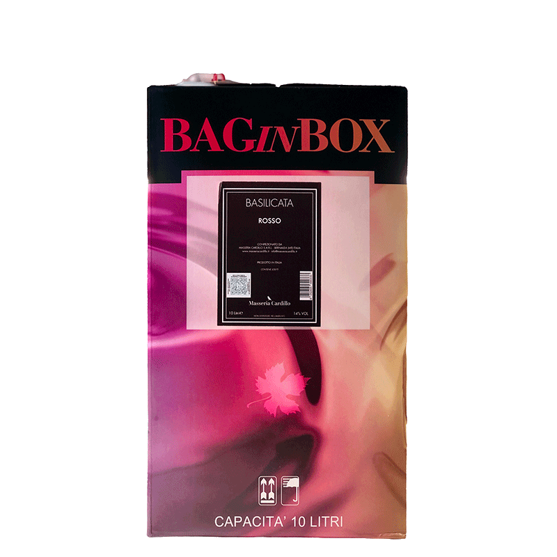 Vino Rosso sfuso - Bag In Box 10 LT.