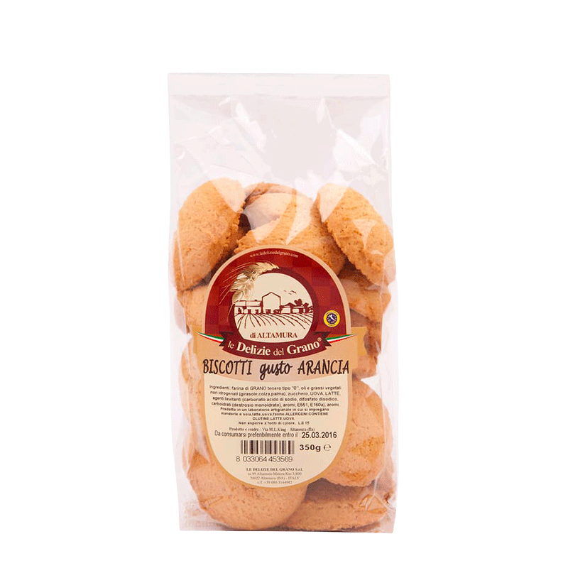 Biscotti all'Arancia - 350 gr.