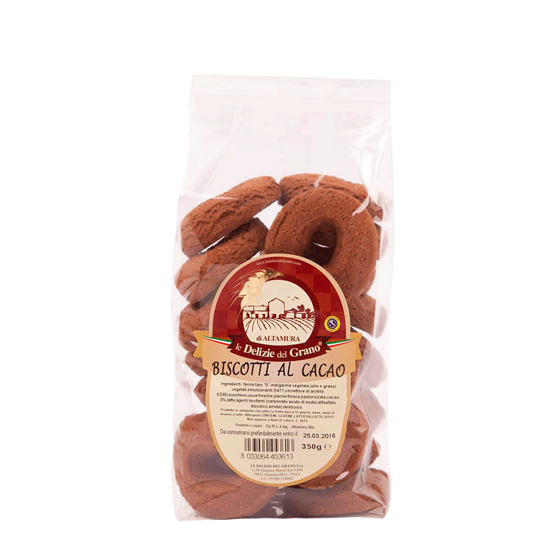 Biscotti Cacao & Nocciola - 350 gr.