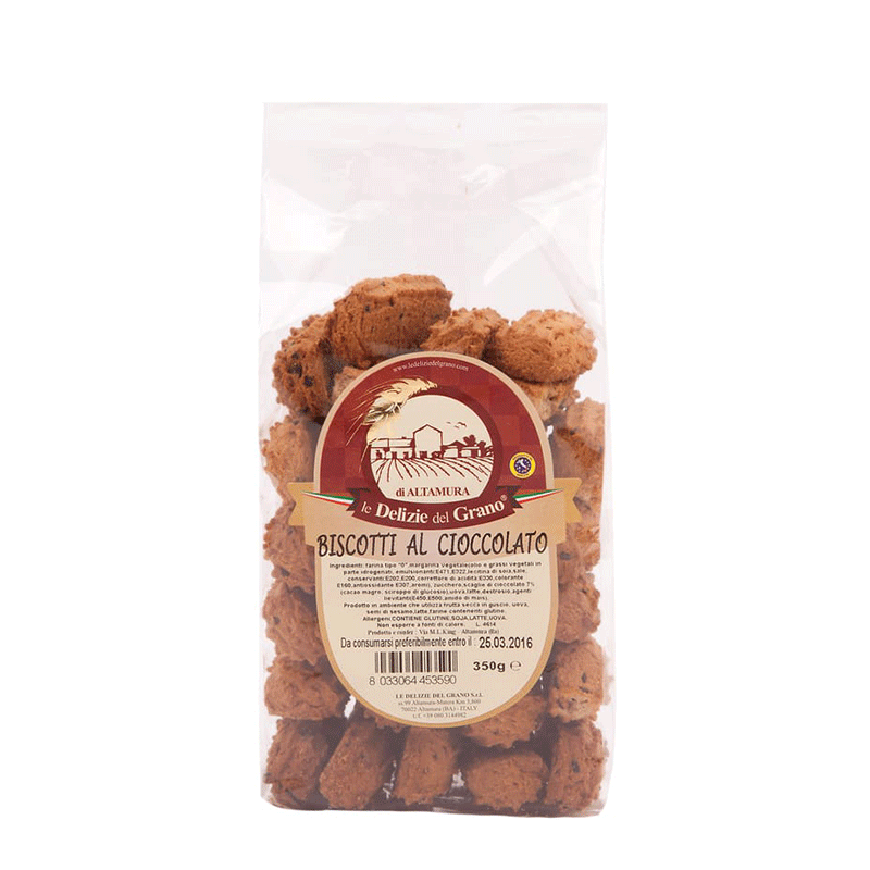 Biscotti con Cioccolato - 350 gr.