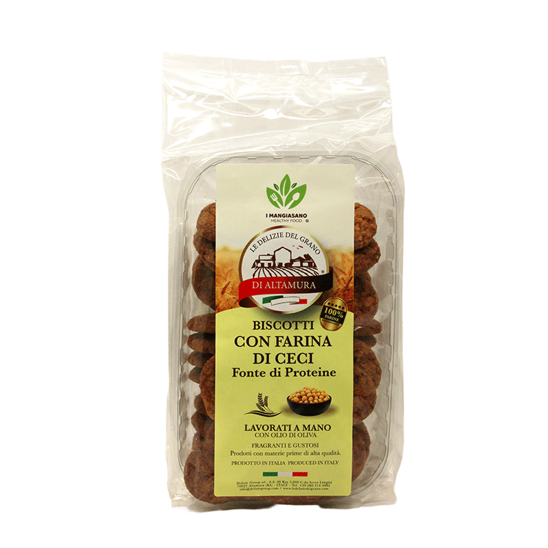 I Mangiasano - Biscotti con Farina di Ceci - 200 gr.