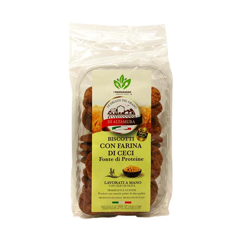 I Mangiasano - Biscotti con Farina di Ceci - 200 gr.