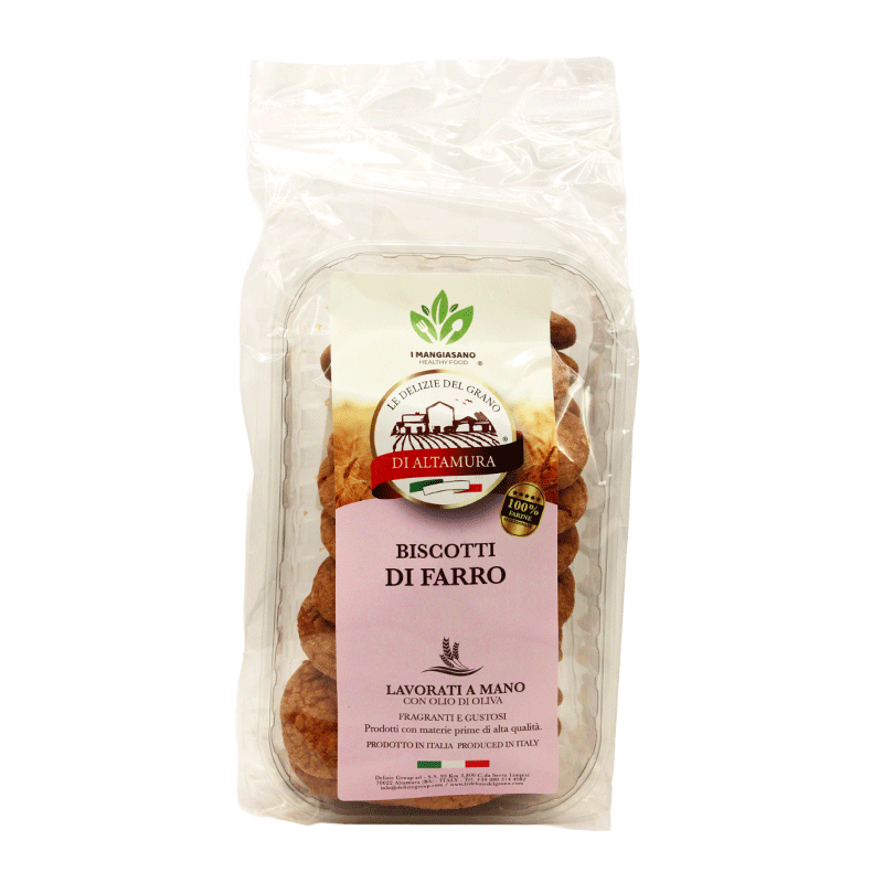 I Mangiasano - Biscotti di Farro  - 200 gr.