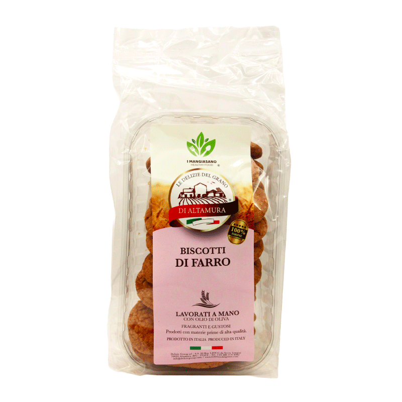 I Mangiasano - Biscotti di Farro  - 200 gr.
