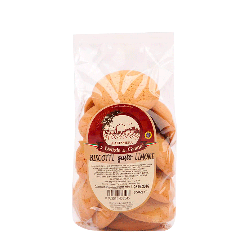 Biscotti al Limone - 350 gr.