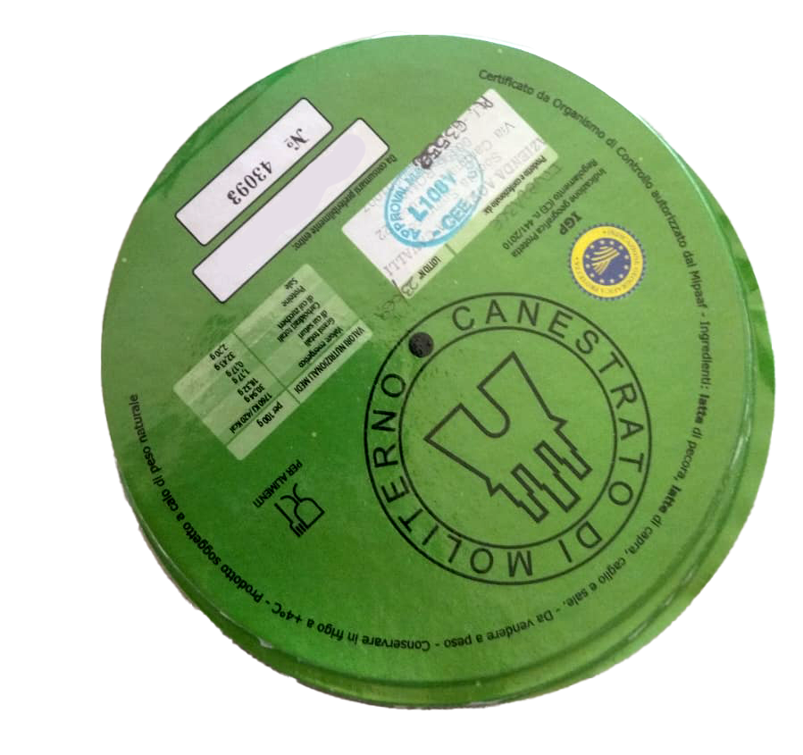 CANESTRATO DI MOLITERNO IGP - Azienda Agricola Cavalli - Porzione 250 - 270 gr.