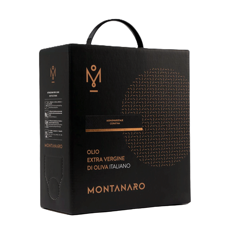 Olio Extra Vergine di Oliva - Monovarietale Coratina - 3 LT. Bag in Box - Campagna 2024