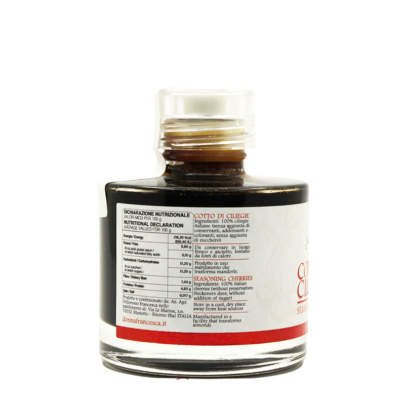 Cotto di Ciliege -  Vasetto in vetro - 150 gr.