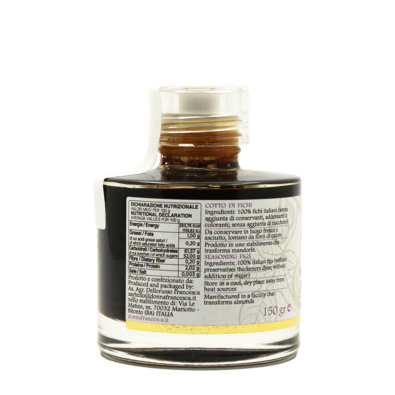 Cotto di Fichi -  Vasetto in vetro - 150 gr.