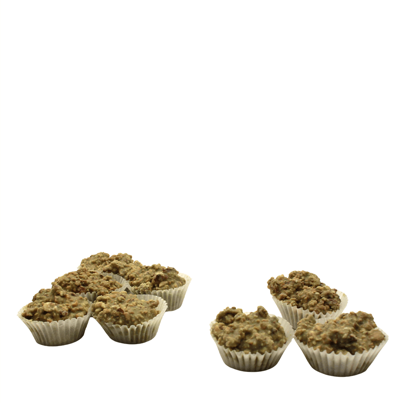 Croccantino al pistaccio con granella di Mandorle - 200 gr.