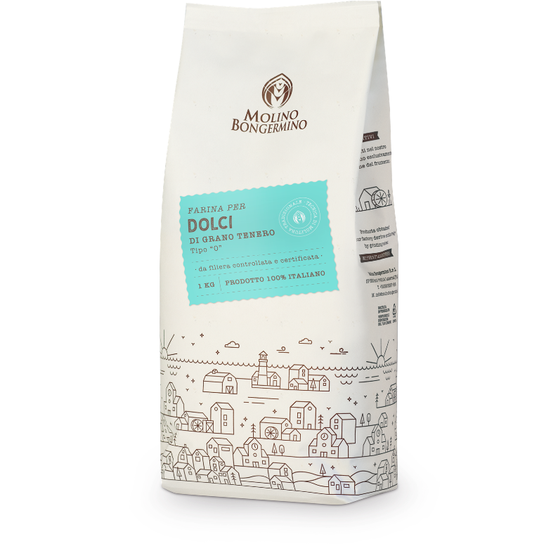 Farina di grano tenero tipo 0 - Dolci - 1 Kg.